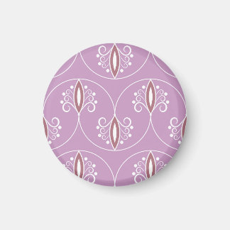 Virvlande elegans: Vintage geometrisk Magnet