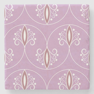 Virvlande elegans: Vintage geometrisk Stenunderlägg