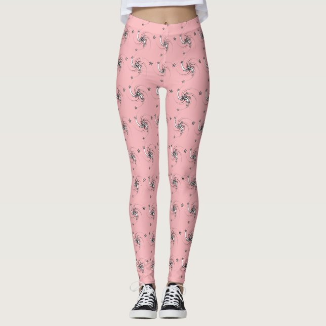 Virvlar av stjärnor - leggings (Framsida)
