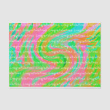 Virvlar i Rosa och Grönt