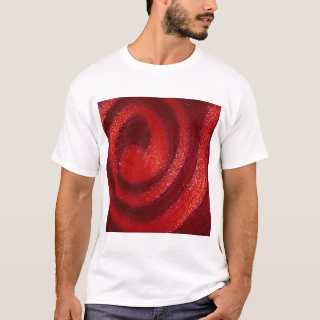 Virvlar runt av den polska nageln tee shirt (Framsida)