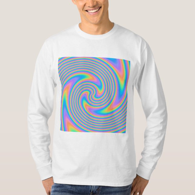 Virvlar runt den Psychedelic vridningen för Tröja (Framsida)