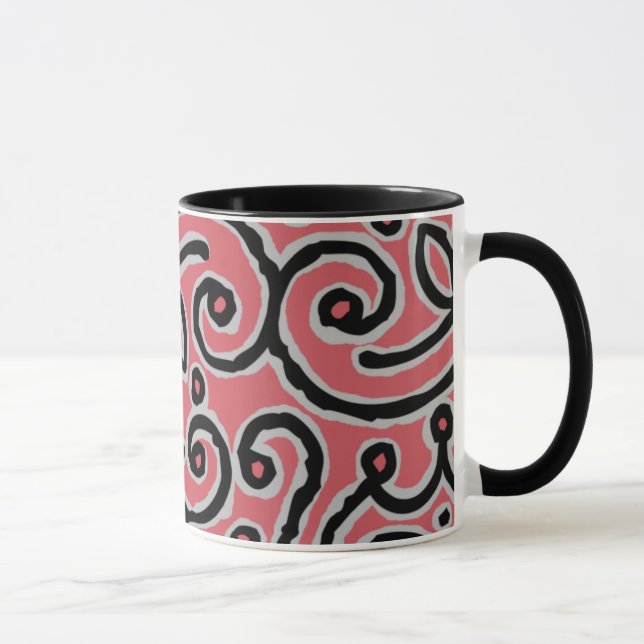 Virvlar runt muggen #2 mugg (Höger)