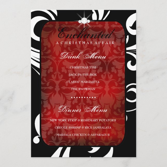 virvlar runt rött stroppigt 311-Enchanted den Meny (Framsida)