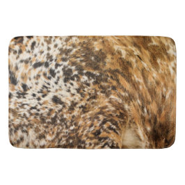 Virvlar runt western chic för land koskinntryck badrumsmatta