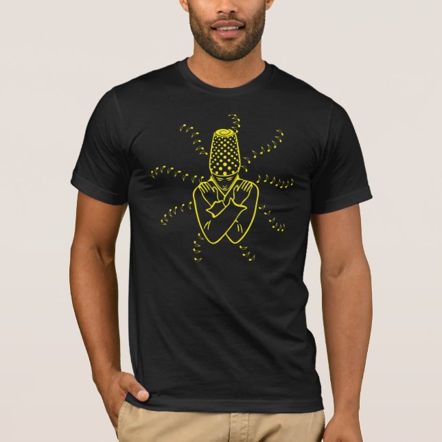 virvling dervishes sufi shirt tshirt darwis rumi tröja (Framsida)