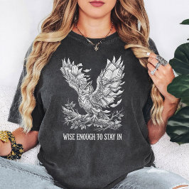 Vis domherre med bokvingar t shirt