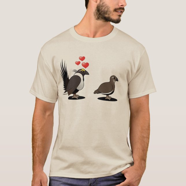 Vis Grousekärlek T-shirt (Framsida)