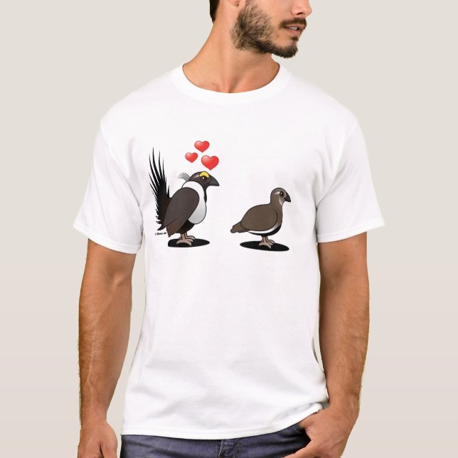 Vis Grousekärlek Tee Shirt (Framsida)