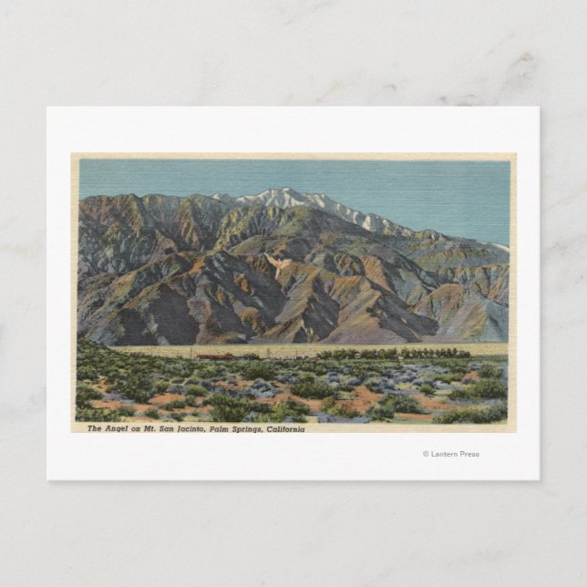 Visa ängeln på Mt. San Jacinto Vykort (Framsida)