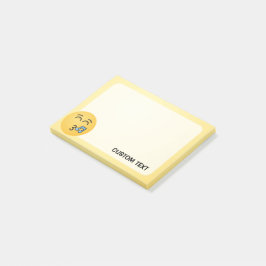 Visa Ansikte med leende Öga Post-it Block