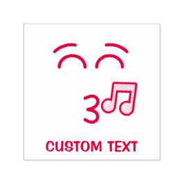 Visa Ansikte med leende Öga Självfärgande Stämpel