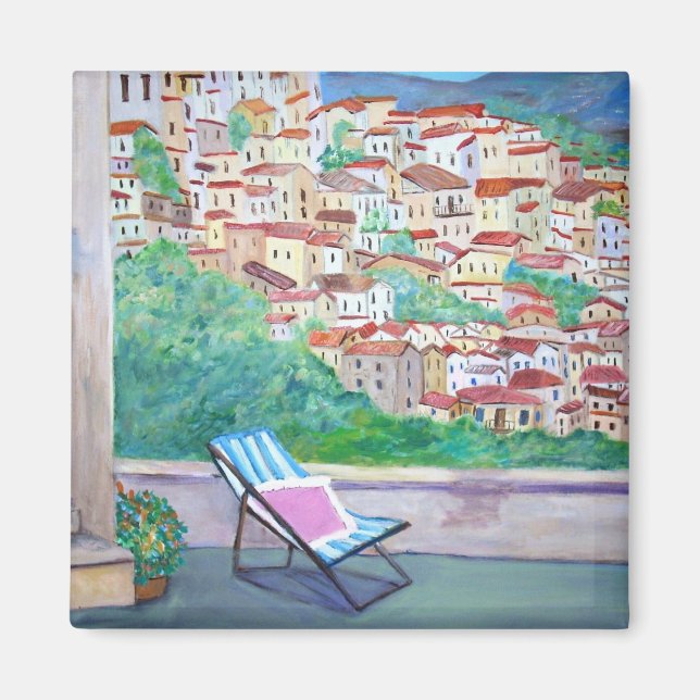 Visa Apricale-byn Magnet (Framsidan)