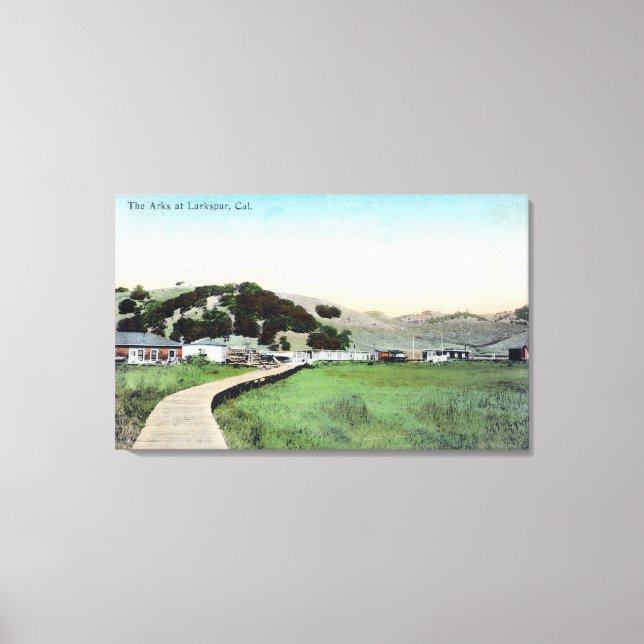 Visa ArksLarkspur, CA Canvastryck (Framsida)
