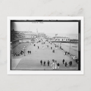 Visa Asbury Park NJ c1910-Vintagen Vykort