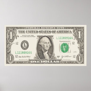Visa av din färg - amerikanska dollar poster