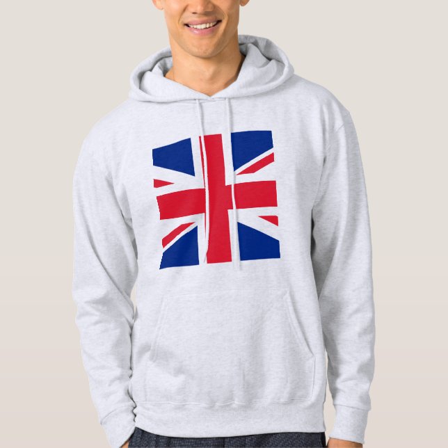 Visa av din färg - Storbritannien Hoodie (Framsida)