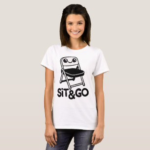 Visa av din Roligt med vår sittplats- och Gå-vikni T Shirt