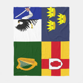 Visa av färgen - Armen Irland Fleecefilt