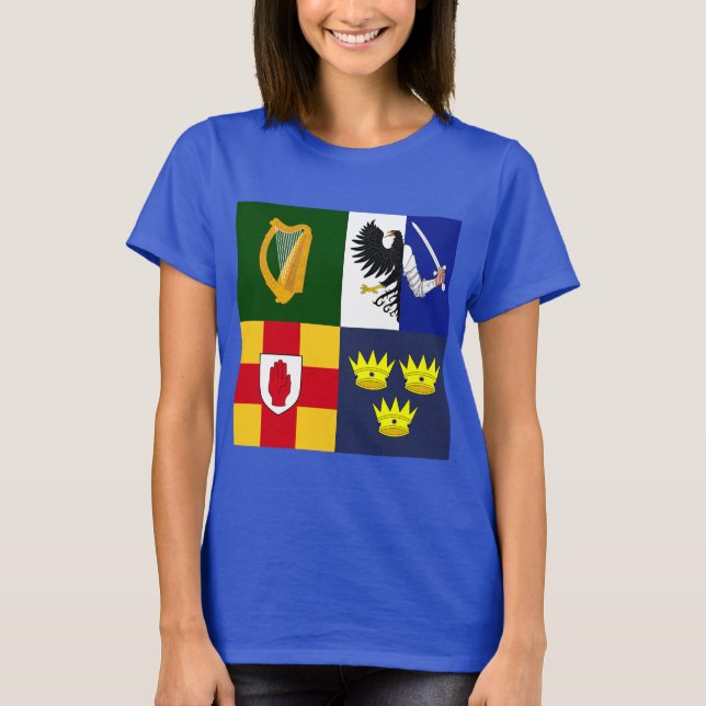 Visa av färgen - Armen Irland T Shirt (Framsida)