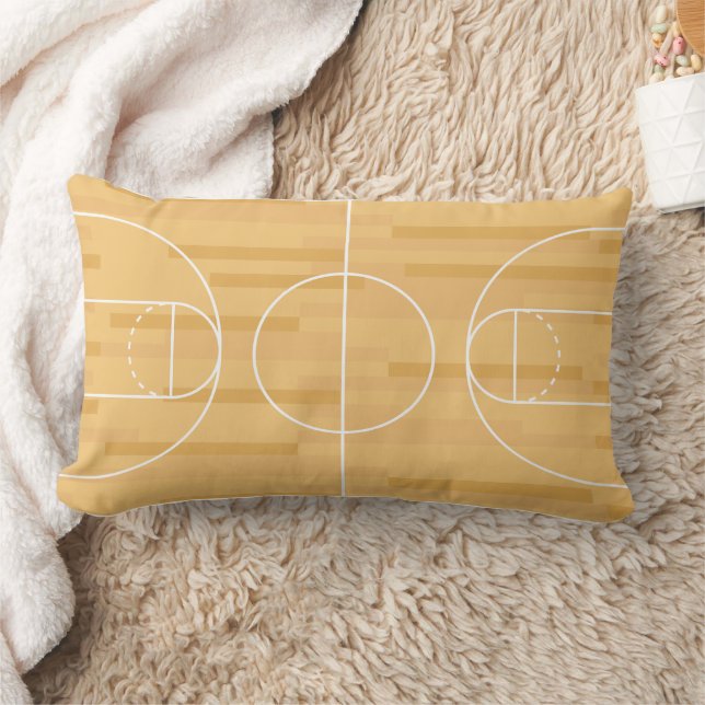 Visa av färgen - Basketboll Lumbarkudde (Filt)