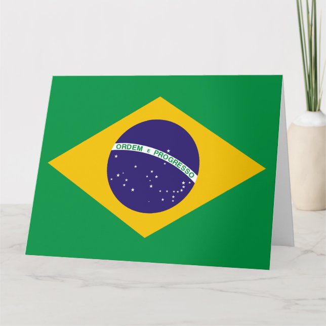 Visa av färgen - Brasilien Kort (Framsida)