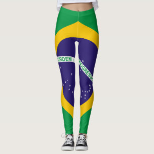 Visa av färgen - Brasilien Leggings