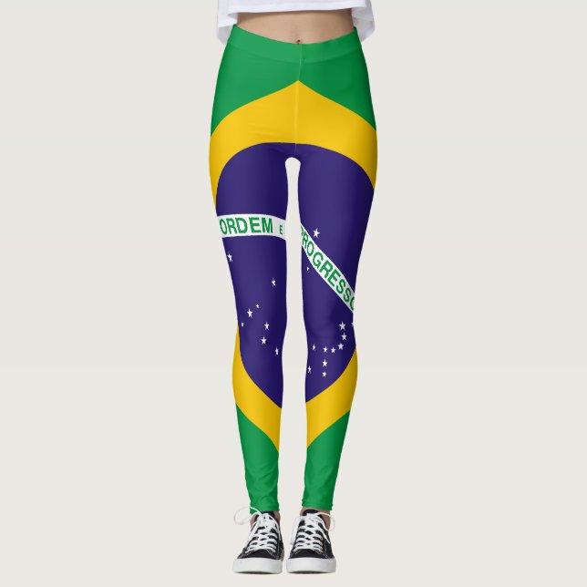 Visa av färgen - Brasilien Leggings (Framsida)