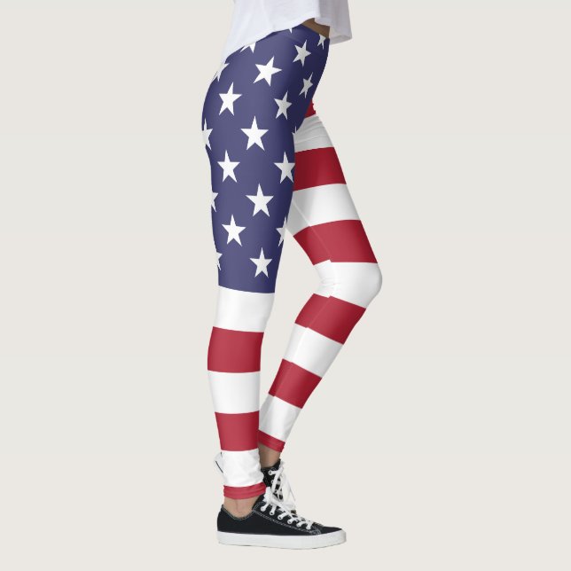 Visa av färgen - Förenade Stater Leggings (Höger)