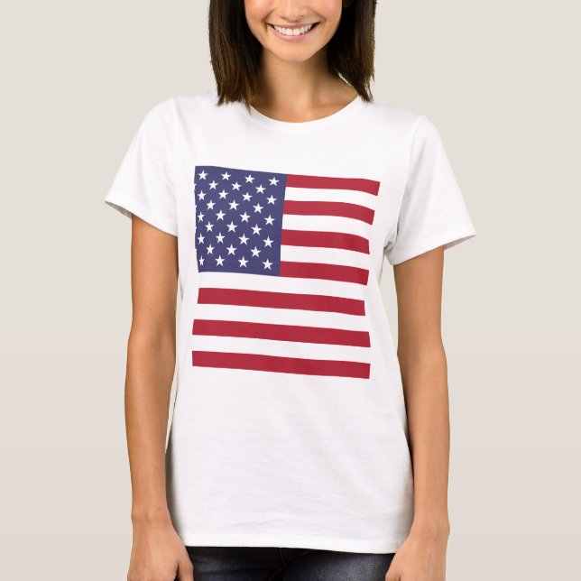 Visa av färgen - Förenade Stater T Shirt (Framsida)