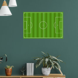 Visa av färgen - Fotboll Poster
