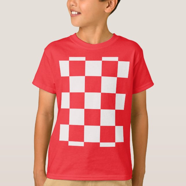 Visa av färgen - Kroatien T Shirt (Framsida)