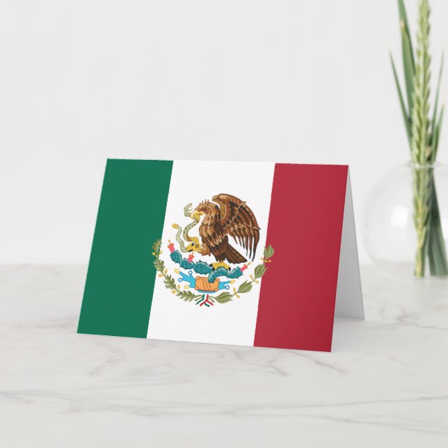 Visa av färgen - Mexiko Tack Kort (Framsida)