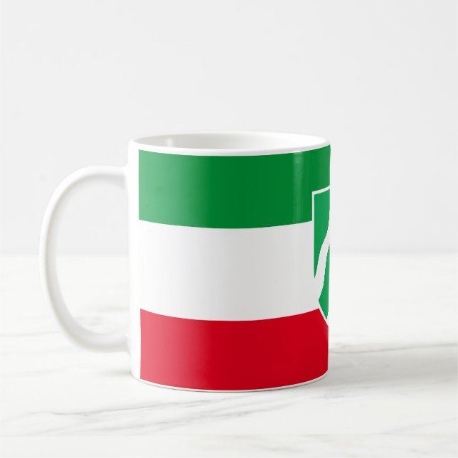 Visa av färgen - Nordrhein-Westfalen Kaffemugg (Vänster)