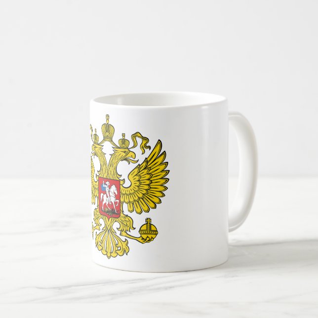 Visa av färgen - Ryssland Kaffemugg (Framsida höger)