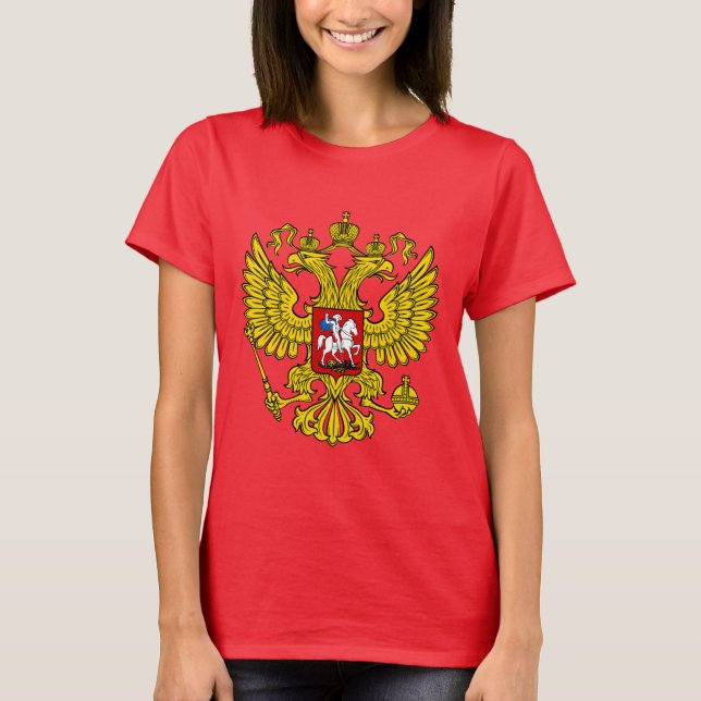 Visa av färgen - Ryssland T Shirt (Framsida)