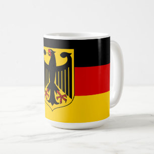 Visa av färgen - Tyskland Kaffemugg
