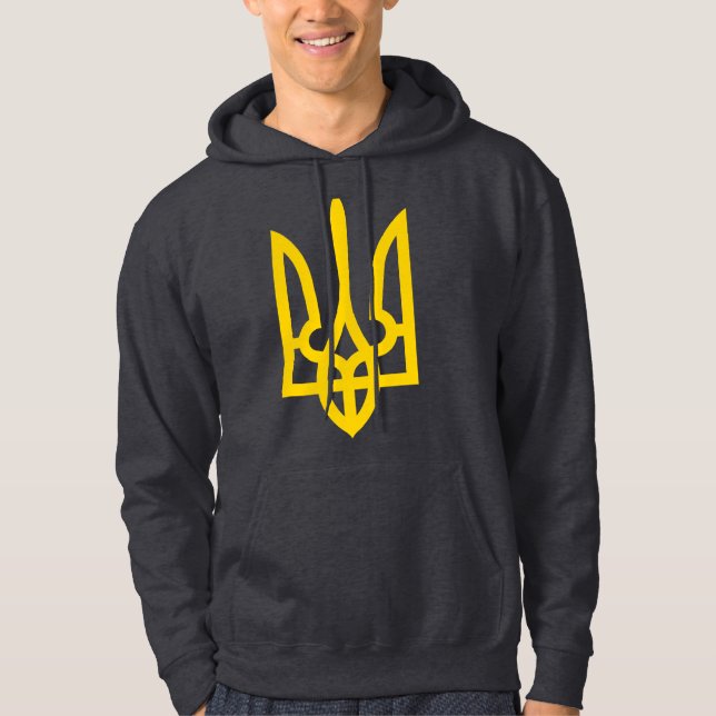 Visa av färgen - Ukraina Hoodie (Framsida)