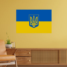 Visa av färgen - Ukraina Poster