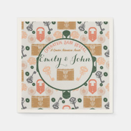 Visa babystövel för Gender i Escape-rum Pappersservett