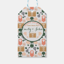 Visa babystövel för Gender i Escape-rum Presentetikett