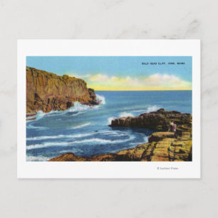 Visa Bald Head Cliff i York Beach Vykort