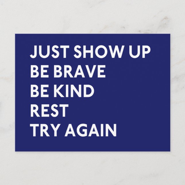 Visa bara upp Momastery-vykort Vykort (Framsida)