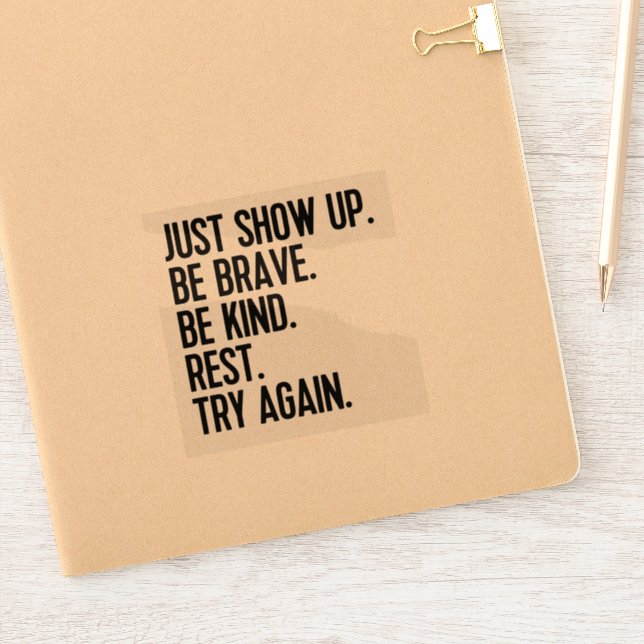 Visa bara vinylstift klistermärken (Anteckningsbok)