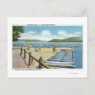 Visa Beach och Pier från Scaroon Manor Vykort
