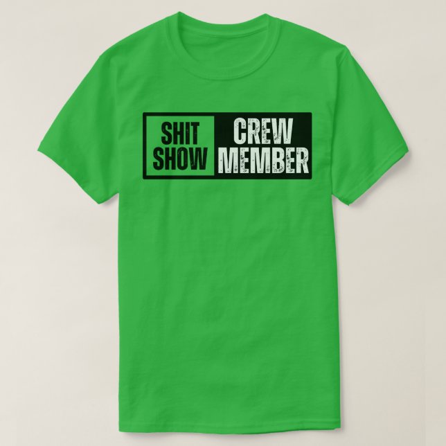 Visa besättningsmedlem 2 t shirt (Design framsida)