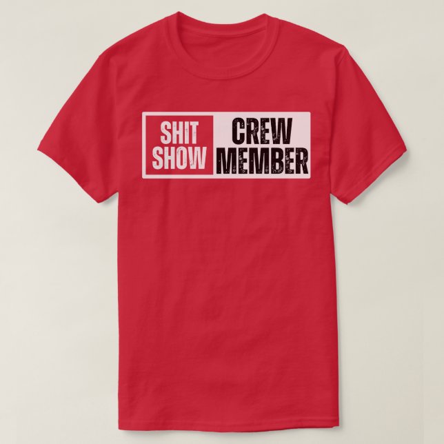 Visa besättningsmedlem 4 t shirt (Design framsida)