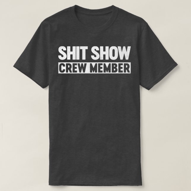 Visa besättningsmedlem funny t shirt (Design framsida)
