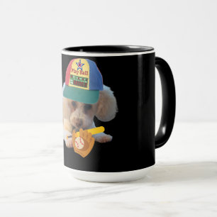 Visa Boll Pudel-kombinationskaffe Mugg