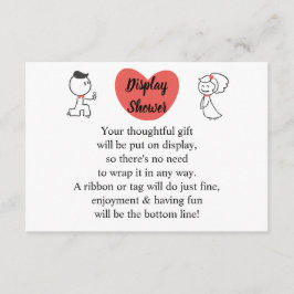 Visa bröllop bröllopsdusch brudpar tilläggskort